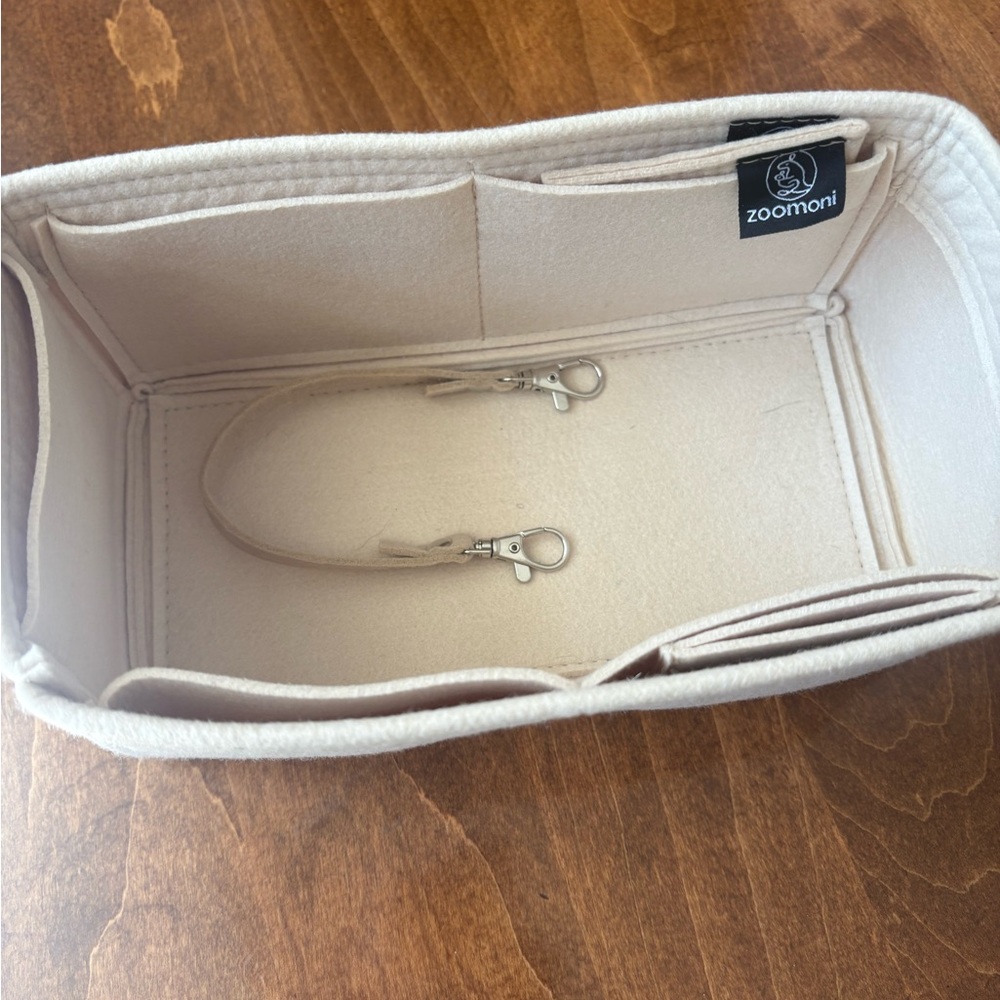 Zoomoni Cream Bag Organizer for Kelly 28